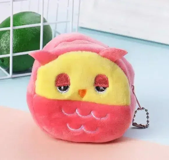 Cartoon Cute Pig Animal Coin Purse | Kawaii Soft Plush Zipper Wallet for Kids