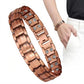 Men's Purple Copper Magnetic Therapy Bracelet for Exercise, Running, Joint Pain Relief, Jewelry