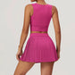 Women's 2 Piece Yoga Set Sports Bra & Short Skirt