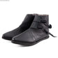 Renaissance Medieval Retro Royal Men's Shoes Medieval Imitation Leather Polish Aristocratic Renaissance Cosplay Bandage Boots
