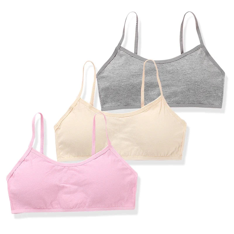 Student Bra Soft Children Sport Vest Girls Teenager