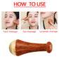 Guasha Massage Tool Face Gua Sha Face Copper Wood Scraping Stick Kansa Hammer Face and Foot Massage
