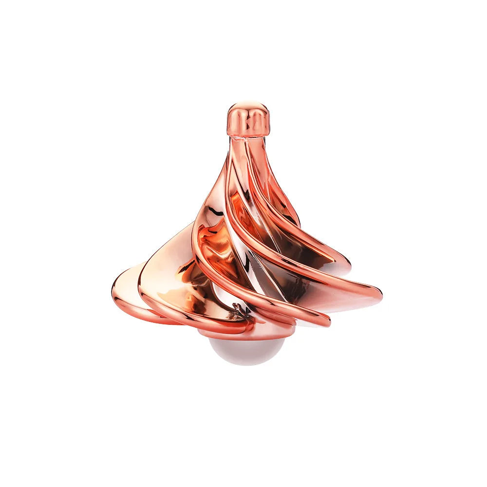 Wind Up Desktop Toy | Rotating Kinetic Spinner Fidget Stress Relief Gift