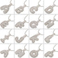 Silver Bubble Initial Letter Necklace | Customizable 26 Letters Pendant Jewelry for Women