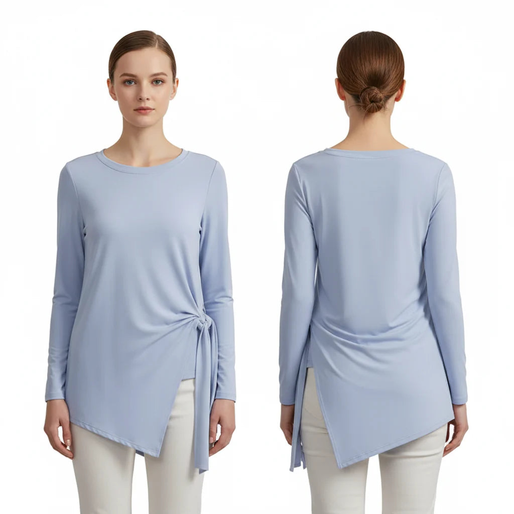 Women's Long Sleeve Yoga Wrap Top Ballet & Pilates