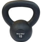 Matte Black Kettlebell for Weightlifting & Cross Training