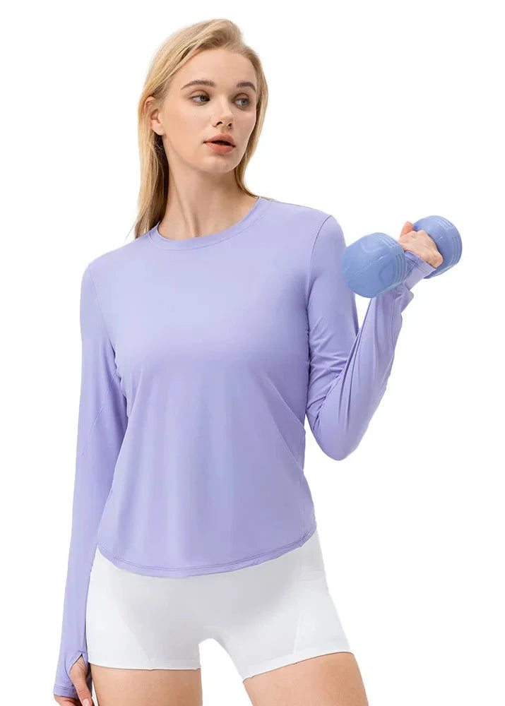Women's Ice Silk Running & Yoga T-Shirt