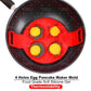 6 Style Egg Pancake Ring Set | Food Grade Silicone Molds for Kitchen