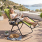Zero Gravity Lounge Chairs Set of 2 with Cup Holders