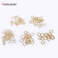 18K Gold Plated Split Rings for Jewelry Making | DIY Connector Rings