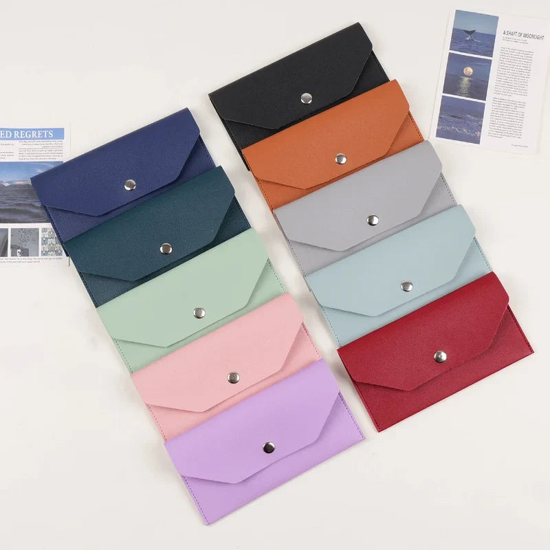 Envelope Coin Money Holder Wallet | PU Leather Classic Fashion Purse for Women