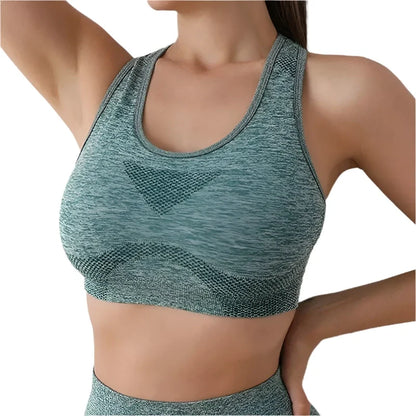 Women's Shockproof Seamless Sports Bra