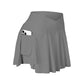 Women's 2 in 1 Tennis Skort with Pockets