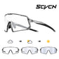 SCVCN Photochromic Cycling Glasses TR90 Frame for Men Women UV400 Outdoor Sports Sunglasses Cycling MTB Driving Running Glasses