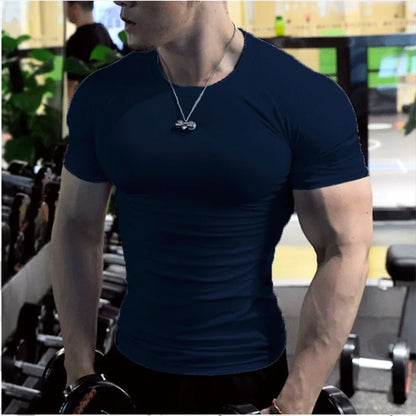 Men’s Compression Gym Quick-Dry Fitness Tee
