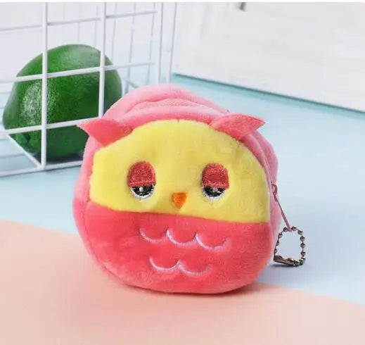Cartoon Cute Pig Animal Coin Purse | Kawaii Soft Plush Zipper Wallet for Kids