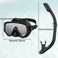Scuba Diving Mask Snorkel Set For Adults Tempered Glass Professional Panoramic Snorkeling Gear Swimming Training Snorkel Kit