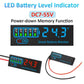 LED Voltage and Battery Capacity Display Board | DC 7-55V Universal Smart Battery Charge Indicator with Low Voltage Alarm
