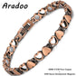 ARADOOPure Copper Bracelet for Women 99.99% Magnetic Therapy Jewelry, Vintage Style Gift for Her