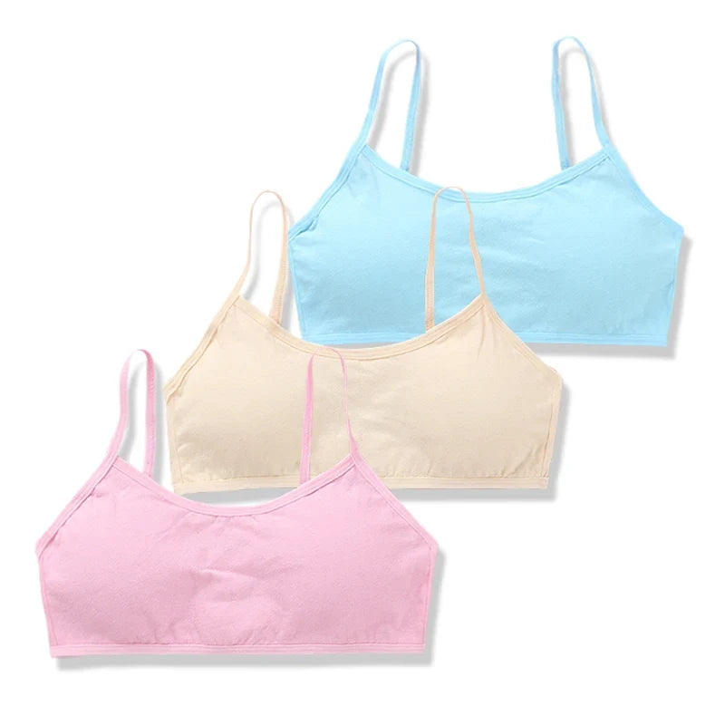 Student Bra Soft Children Sport Vest Girls Teenager