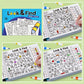 32 Pages Children's Hidden Object Coloring Book | Interactive Educational Matching Game