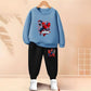 Kids Cartoon Pullover & Sweatpants Set for Spring/Fall