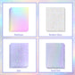 50 Sheets Holographic Cold Lamination Film | Clear Self-Adhesive Waterproof Overlay