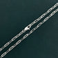45-60cm Paper Clip Necklace | 925 Sterling Silver Fine Jewelry for Unisex