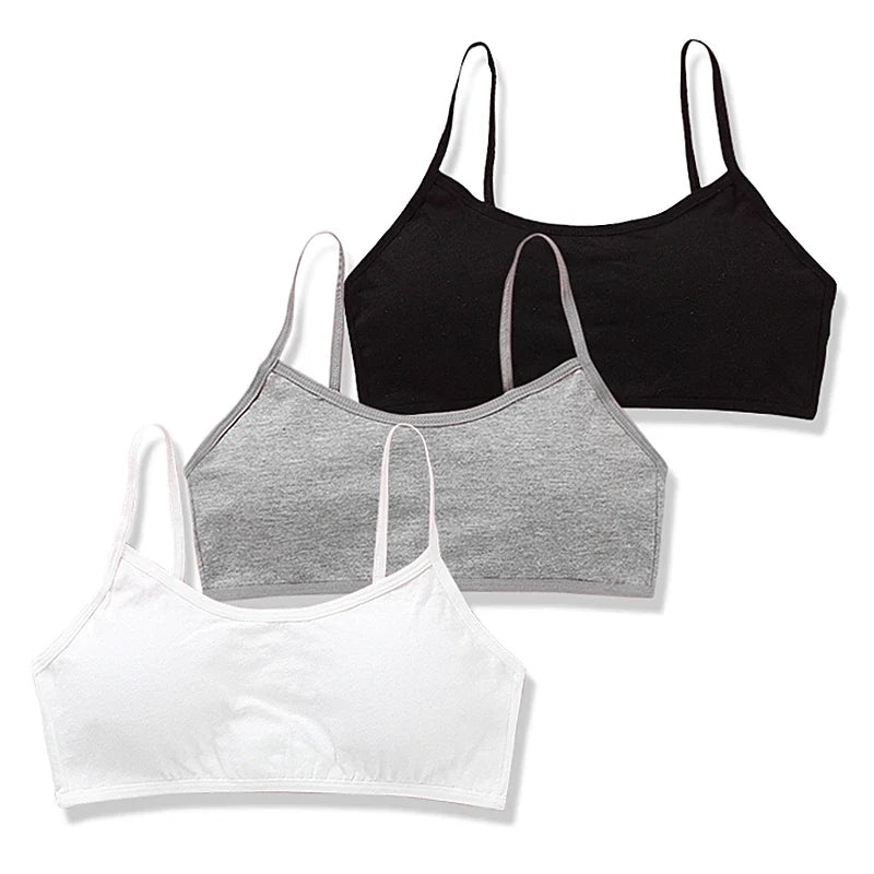 Student Bra Soft Children Sport Vest Girls Teenager