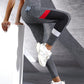 High Waisted Colorblock Mesh Yoga Leggings with Pockets