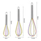 Stainless Steel Balloon Wire Silicone Whisk | Manual Egg Beater Mixer