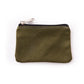 Solid Color Canvas Zipper Coin Purse | Mini Money Pouch for Women Men