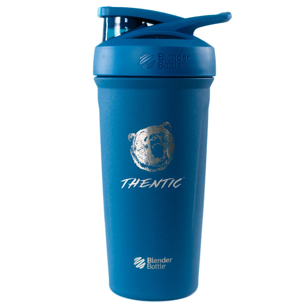 Stainless Steel Protein Shaker Bottle – Fitness Mixer Cup