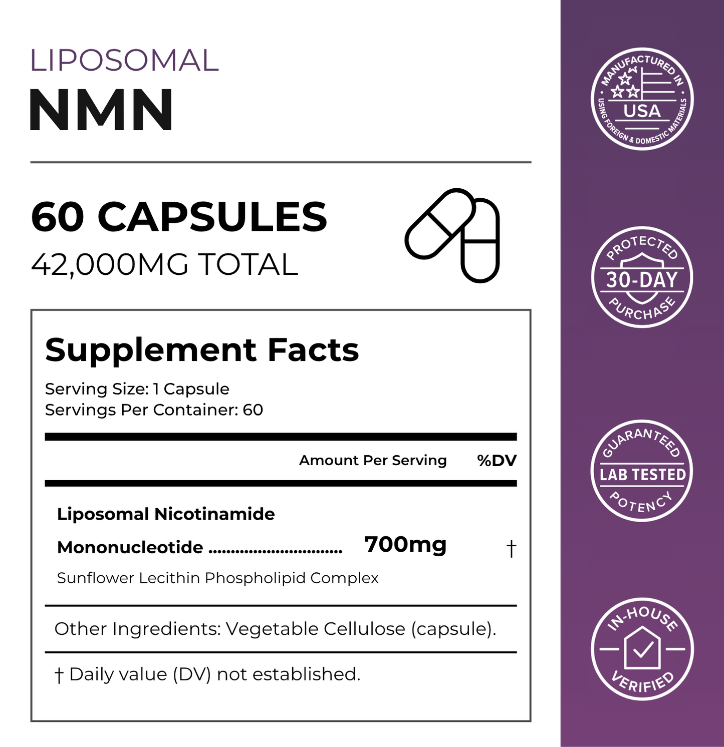 Liposomal NMN Capsules