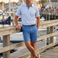 Tuna Performance Polo Light Blue Navy