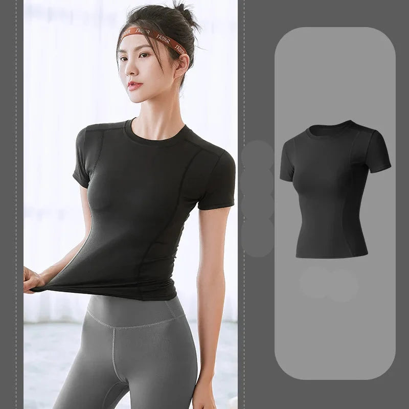 Feel the Flow Women's Yoga T Shirt