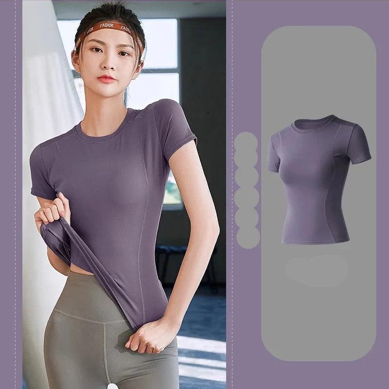Feel the Flow Women's Yoga T Shirt