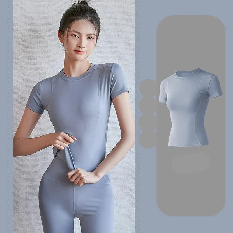 Feel the Flow Women's Yoga T Shirt