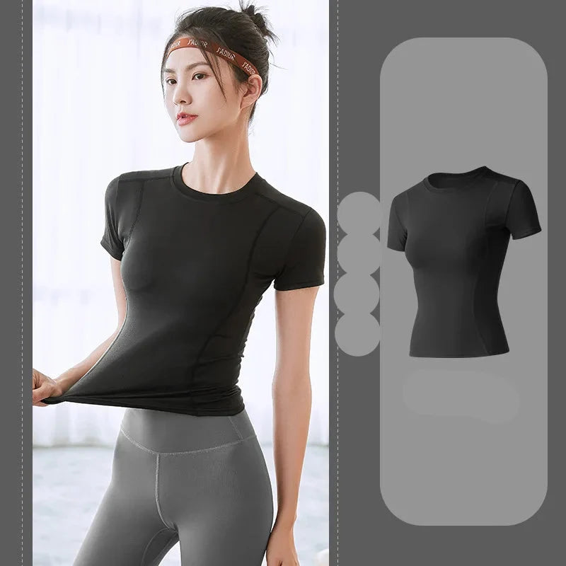 Feel the Flow Women's Yoga T Shirt