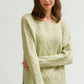 Braid Knit Cable Sweater