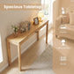 Wooden Console Table Modern Farmhouse Sofa Table with Thickened Top