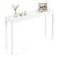 Wooden Console Table Modern Farmhouse Sofa Table with Thickened Top