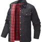 Men's Snap Down Long Sleeve Jacket