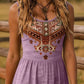 Tribal Print Sleeveless A-Line Summer Dress
