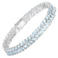 15.04 ct. Genuine Blue Topaz .925 Sterling Silver Bracelet