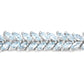 15.04 ct. Genuine Blue Topaz .925 Sterling Silver Bracelet