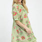 Umgee Abstract Print Mini Dress