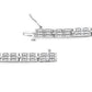 1.16 Carat Genuine White Diamond 14K White Gold Plated .925 Sterling Silver Bracelet