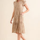 And The Why Boho Printed Tiered Maxi Dress