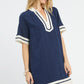 Umgee Linen Rayon Mini Dress